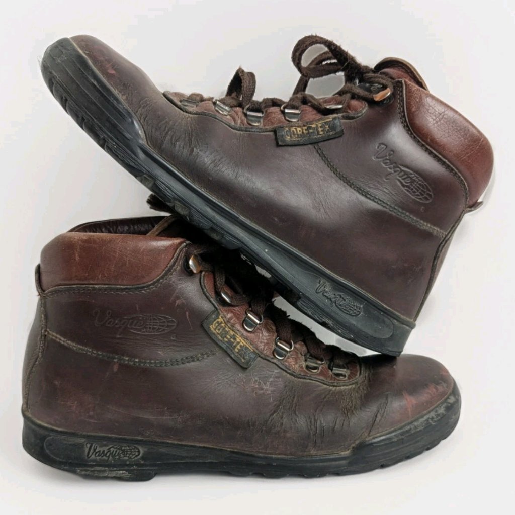 Vasque Vintage Gore-Tex Leather Hiking Boots-Italy Made-Fit Men’s 7 / Women's 9